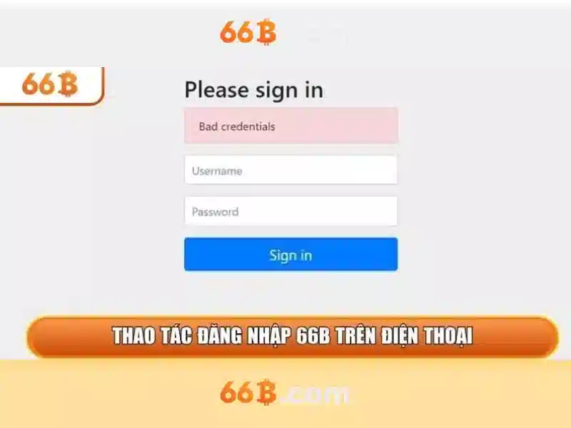  đăng nhập 66B - 66B